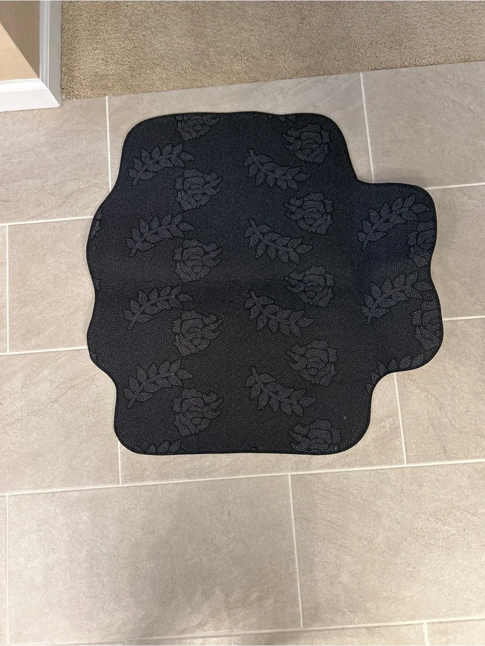 Anti Social Social Club ASSC Pink Logo Rug - Black/Pink